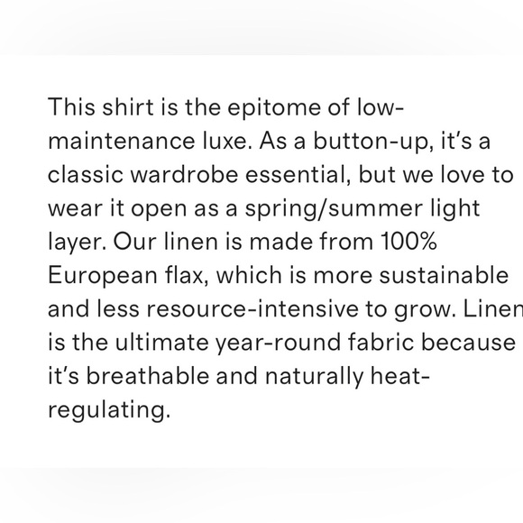 Quince European Linen Button Shirt XS - Picture 4 of 14